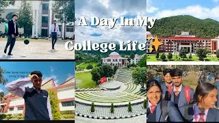 A day in my college 💛✨|| Graphic Era Hill University ✨Bhimtal Campus