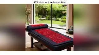#Red Light Therapy Mat with Far Infrared Heat 3D Neck Support Professional Pain Relief Massage Mat