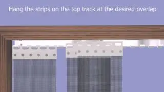 How to Install a Soffit Fit Fly and Insect Screen Mesh Curtain