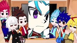 ردة فعل شخصيات بي باتل بيرست على فيديوهات لهم 💃✨!! beblade burst reaction 🖤
