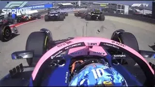 Piere Gasly | Alpine | Onboard Sprint Start | F1 2025 Texas