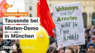 heute journal vom 07.02.2026 Demo gegen Mietwucher, Proteste bei Olympia-Er&ouml;ffnung, SPD Kurswechsel