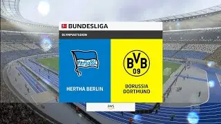 FIFA 22: Hertha Berlin vs Borussia Dortmund - Bundesliga - Full Match