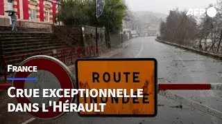 France : l'Hérault placé en vigilance rouge pour les crues | AFP