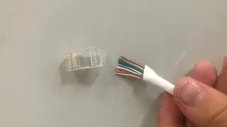 como ponchar un cable UTP