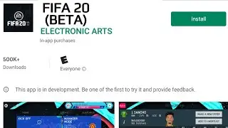 OMG I GOT THE FIFA 20 MOBILE BETA !!!! (*not clickbait*)