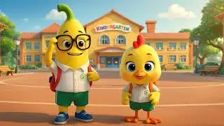 First Day School Story for Kids | Banana & Chick