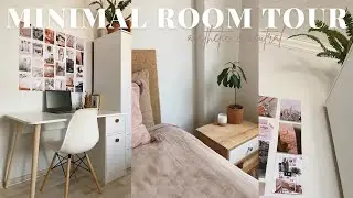 MINIMALIST ROOM TOUR 2022 | pinterest inspired, aesthetic & neutral // Minimal Room Tour & Decor