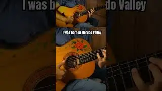 Gerudo Valley Zelda acoustic Spanish guitar 2026 cover amazing rendition #guitar #guitarsolo #solo