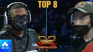 EVO 2022 | Street Fighter V | JUSTAKID VS OIL KING | TOP 8 - LOSERS EIGHTHS