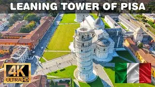 🇮🇹 Leaning Tower of Pisa by drone (4K 60fps UHD)