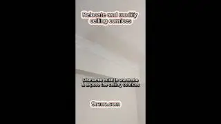 [9reno] Relocate  & Modify Existing Ceiling Cornices
