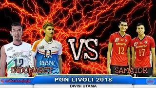 FINAL LIVOLI 2018 DIVISI UTAMA SET KE 2 BAYANGKARA SAMATOR VS INDOMARET