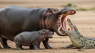 Wild life amazon jungle: The Silent Giant - World's Biggest Hippopotamus in Amazon Forest #wildlife