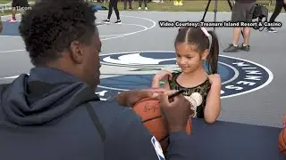 Timberwolves and Lynx unveil new court in Prairie Island Indian Community