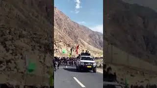 Ashura juloos Gilgit 2024 kafila Nomal Mola Salamat Rakha Azadaru ko Amin