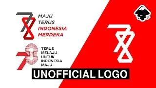 Membuat Logo HUT 78 Indonesia Merdeka Unofficial