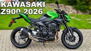 Kawasaki Z900 Candy Lime Green MY2026 4K
