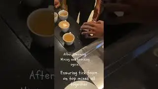 Barista Skill Practice: Latte art - How to make heart