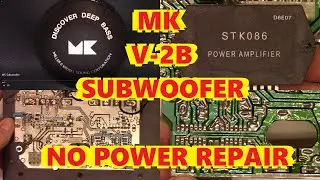MK MILLER AND KREISEL SUBWOOFER REPAIR V-2B V-1B VW-2 VW-1 MILLER & KREISEL