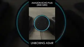 Amazon Echo Plus (2nd gen) - Unboxing ASMR shorts #asmr #unboxing #unboxingasmr #amazon