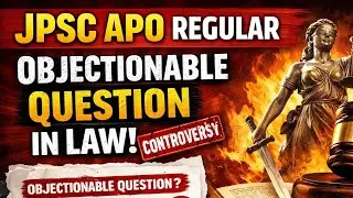 Jharkhand apo objectionable question in law paper