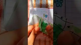 Green journal ideas #handmade journal supplies #ytshorts #journaling #viral #aesthetic marker