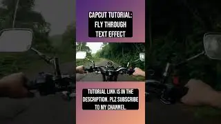 FLY THROUGH TEXT EFFECT TUTORIAL #capcut #capcuttutorial #texteffect #capcutedit #capcuteffect