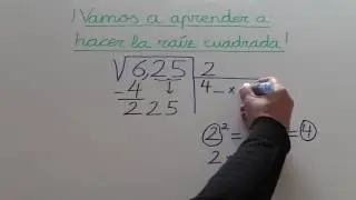 Cuadrados perfectos. Raíz cuadrada exacta. Cómo sacar la raíz cuadrada de 625