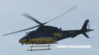 Apresenta&ccedil;&atilde;o do Leonardo AW119Kx Koala (PR-FKF) da Pol&iacute;cia Rodovi&aacute;ria Federal (PRF) no MUSAL RJ.