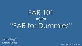 Federal Acquisition Regulations For Dummies | Spendlogic.com