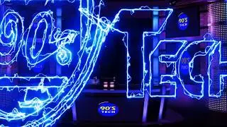 Virtual set 90's Tech using After effect