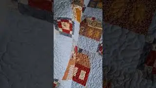🌷одеяло с домиками #рукоделие #handmade #quilt #freemotion #babyquilt