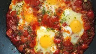Healthy Shakshuka Turkey Mince Very Easy To Make ,Simple and Fast