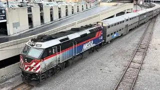 METRA Yard Move, METRA Train 2017, AMTRAK, Christmas Eve Day, CHICAGO, Illinois, December 24, 2025