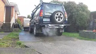 Land Rover Discovery 2 exhaust build