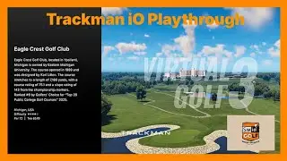 SIM IO - Eagle Crest - с ДВУМЯ ОРЛАМИ!!! Прохождение - Виртуальный гольф 3 - TRACKMAN IO