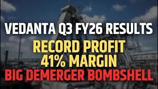 Vedanta Q3 FY26 Results | Record Profit, 41% Margin & Big Demerger Bombshell #vedanta  #metalstocks