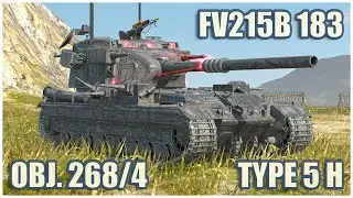 FV215b (183), Object 268/4 & Type 5 Heavy &bull; WoT Blitz Gameplay