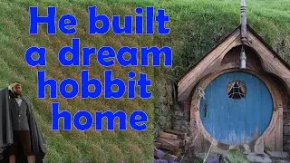Tolkien collector builds an awesome hobbit house.