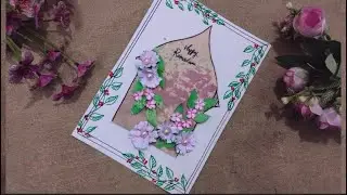 Easy Ramadan Mubarak Greeting Card Idea 2024 | DIY Handmade Ramadan Mubarak Card #eidspecialcard2024