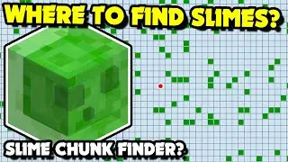 Where to Find SLIMES in Minecraft? How to Find Slimes | Slime Chunk Finder | Chunkbase [Very Easy]
