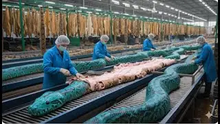 The FULL PROCESS: Making Luxury SNAKE LEATHER Jackets from Exotic Skin