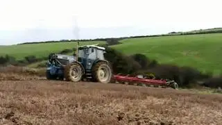 Ford 8730 Ploughing - Waterford, Ireland