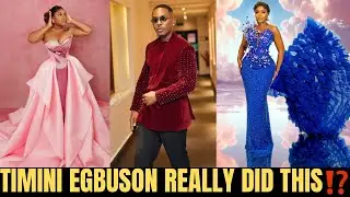 Timini Egbuson Finally did this during AMVCA weekend😱 #trending #timiniegbuson #bimboademoye