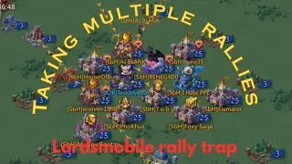 SbH tries to burn my trap with boozle!! vs multiple rallies!?- Rally Trapping Lordsmobile