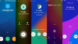 XIAOMI 14T VS MEIZU M6 VS LG G8 THINQ VS VIVO VS SAMSUNG A34 incoming calls