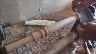 Using a Lathe to Turn a Spindle