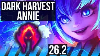 ANNIE vs GAREN (MID) | Dark Harvest | NA Master | 26.2