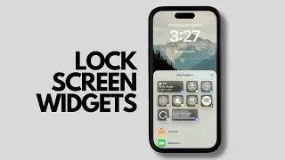 iPhone Lock Screen Widgets